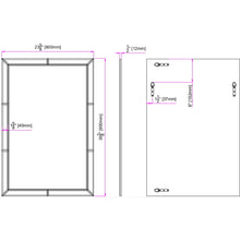 Beveled Glass Wall Mirror