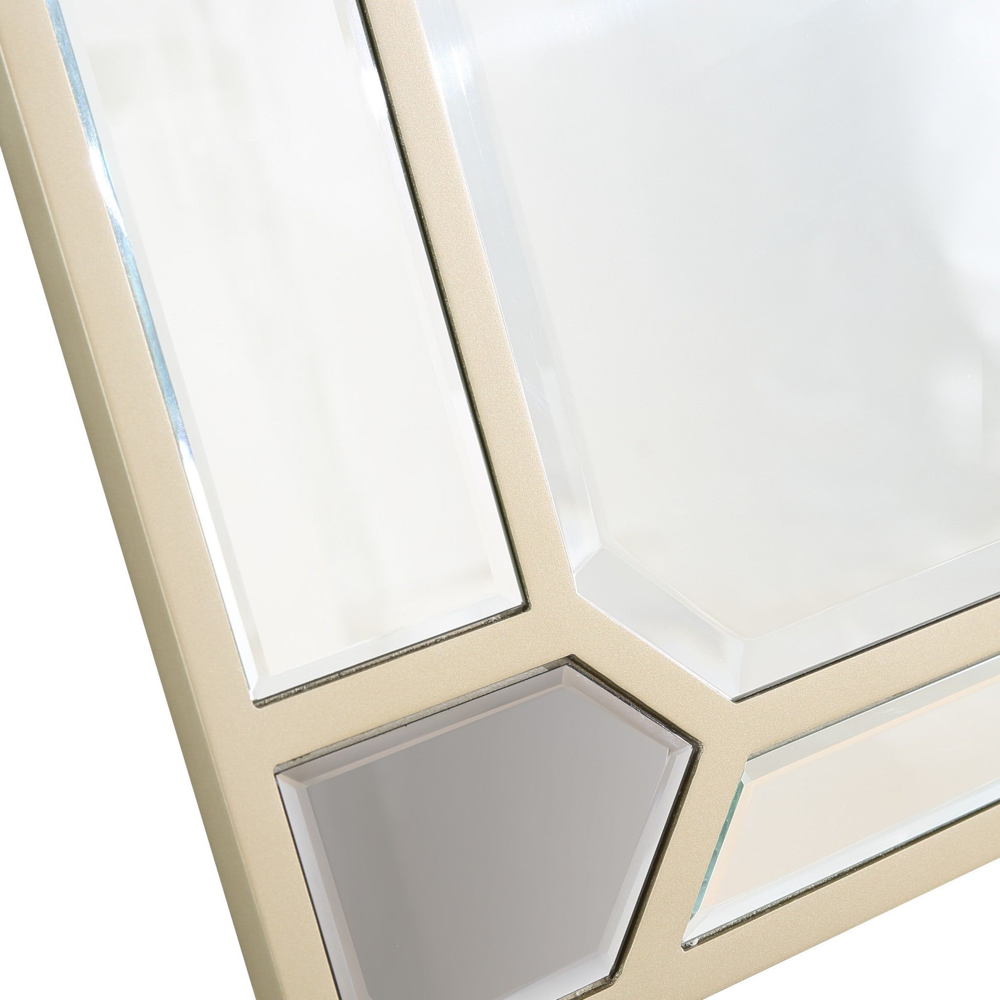 Antiqued Silver Wall Mirror