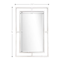 Silver Chic Rectangular Wall Mirror