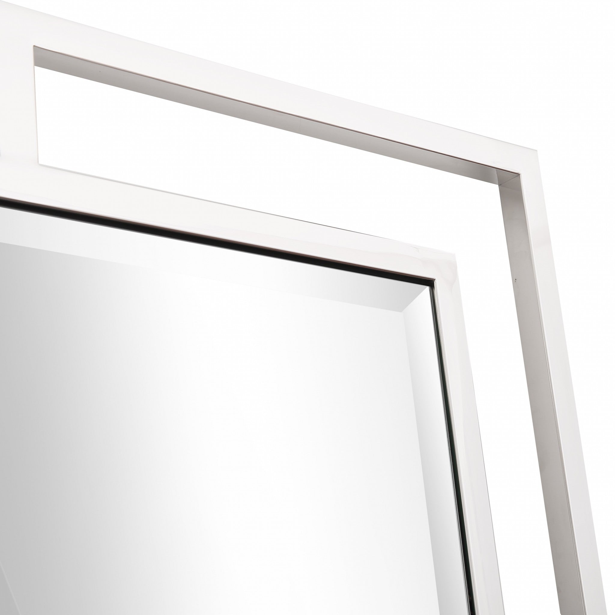 Silver Chic Rectangular Wall Mirror