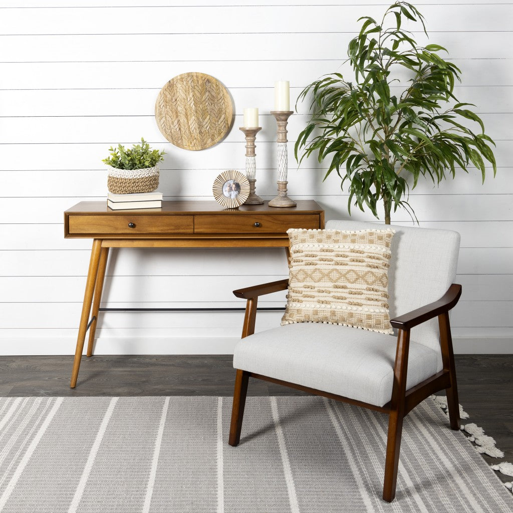 White Wooden Carved Candle Holders Set of Two