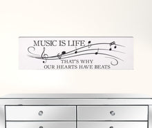 Minimalist Music Is Life Wall Art