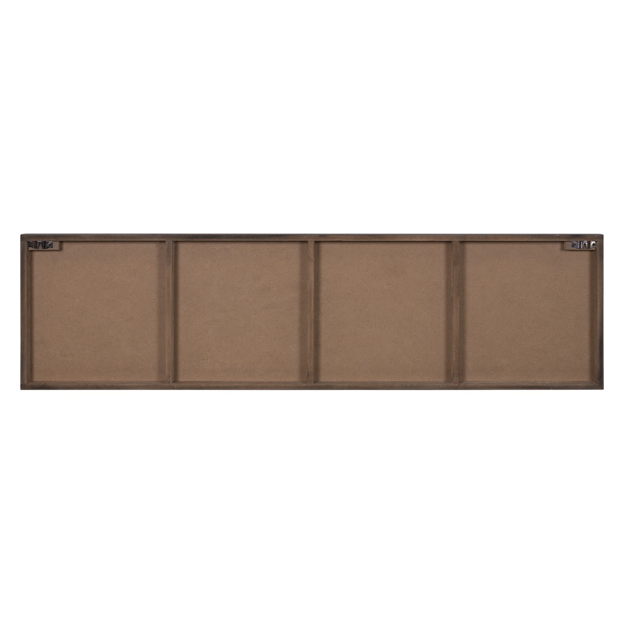 Placa de pared de madera blanca con cita familiar