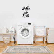 黑色金屬水洗和乾牆標誌