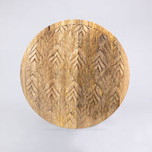 Carved Wooden Round Wall Décor