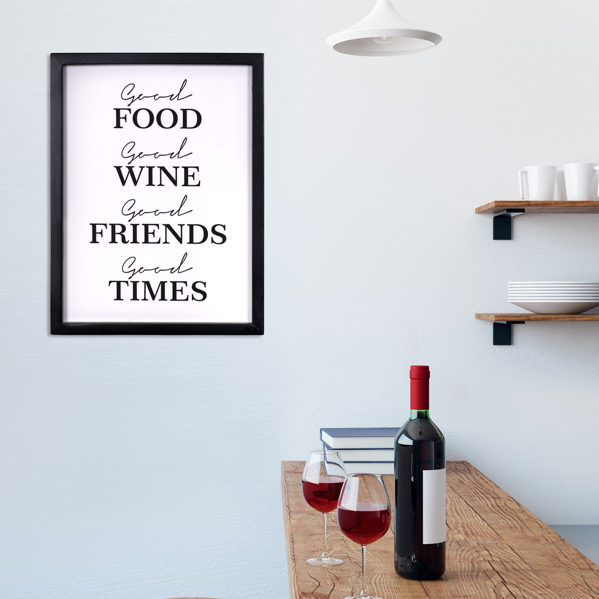 Good Food Good Times Framed Wall Art