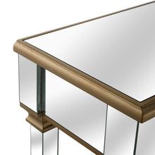 Gold Accent Console Table