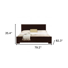 Cherry Wood Full Platform Bed