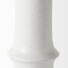 White Contempo Deco Ceramic Vase 17