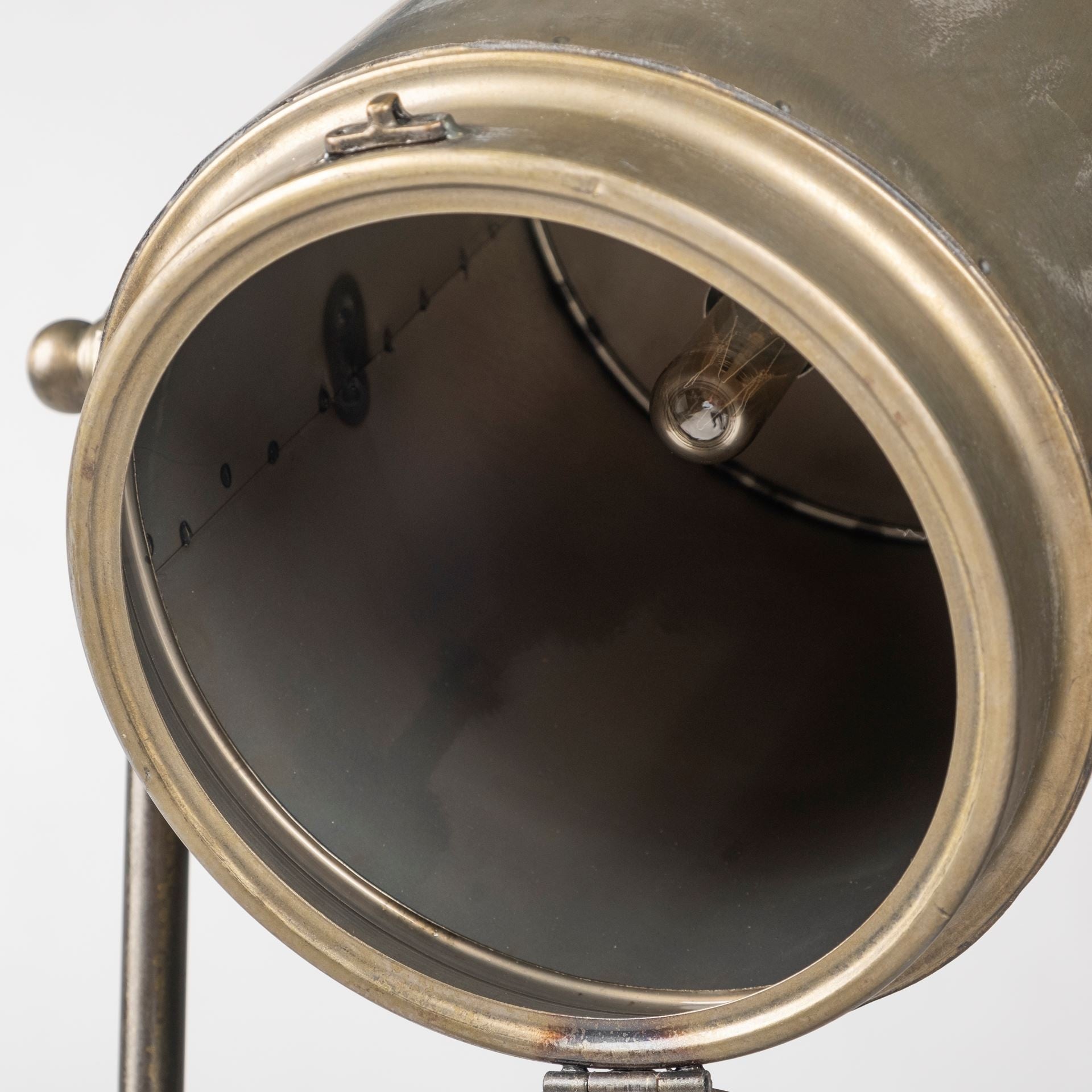 Gold Movie Set Floor Lamp 61"