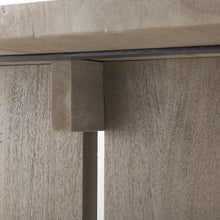 Light Brown Modern Rustic Wooden Dining Table