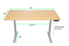 Gray and Natural Bamboo 45