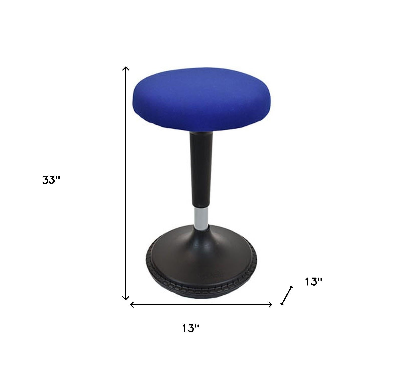 Blue Tall Swivel Active Balance Chair