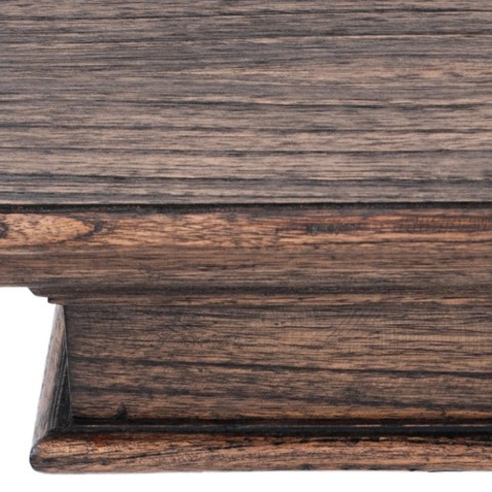 23" Black Wash Floating Wall Shelf