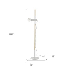 Natural Reading Floor Lamp 55