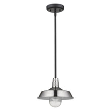 Silver Shallow Plate Adjustable Pendant Light