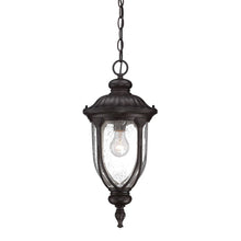 Black Cast Aluminum Hanging Pendant Light