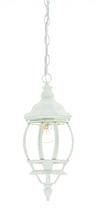 White Glass Globe Hanging Light