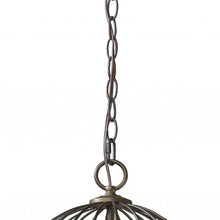 Aria 3-Light Oil-Rubbed Bronze Globe Pendant With Mother Of Pearl Accents