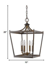 Kennedy 4-Light Oil-Rubbed Bronze Pendant