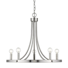 Sawyer 5-Light Satin Nickel Chandelier