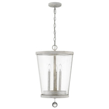 Callie 3-Light Country White Foyer Pendant