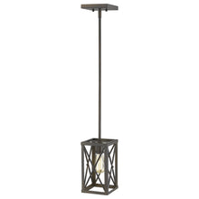 Bronze Metal Geometric Mini Pendant Hanging Light