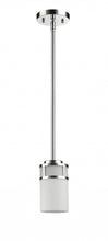 Silver Minimalist Cylindrical Hanging Light