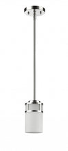 Silver Minimalist Cylindrical Hanging Light