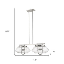 Garner 4-Light Satin Nickel Island Pendant
