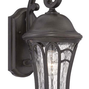 XL Matte Black Tapered Goblet Wall Light