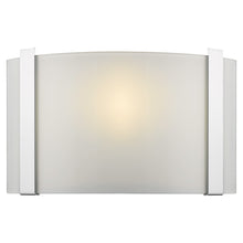 Polished Chrome Wall Sconce with Frosted Glass Shade