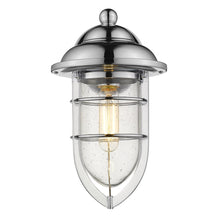 Silver Teardrop Shape Wall Sconce