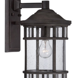 Matte Black Canister Wall Light