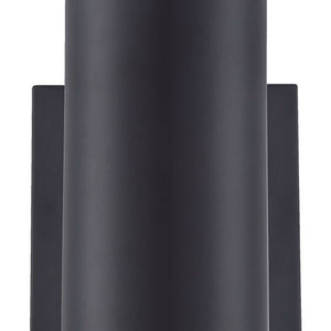 Minimalist Matte Black Wall Sconce