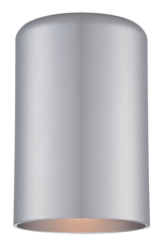 Minimalist Brushed Silver Cylinder Wall Light