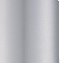 Minimalist Brushed Silver Cylinder Wall Light