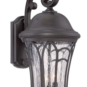 Matte Black Tapered Goblet Wall Light