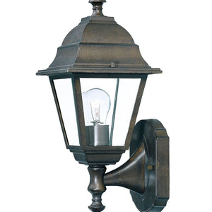 Antique Brown Swing Arm Outdoor Wall Light