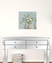 Bohemian Flowers In Ceramic Vases Unframed Print Wall Art