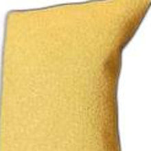 黃色三方腰靠枕