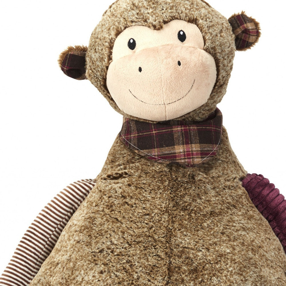 Brown 23" X 24" Novelty Polyester Throw Pillow