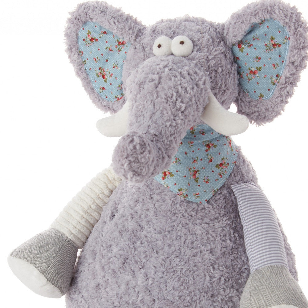 Grey 22" X 26" Novelty Polyester Throw Pillow