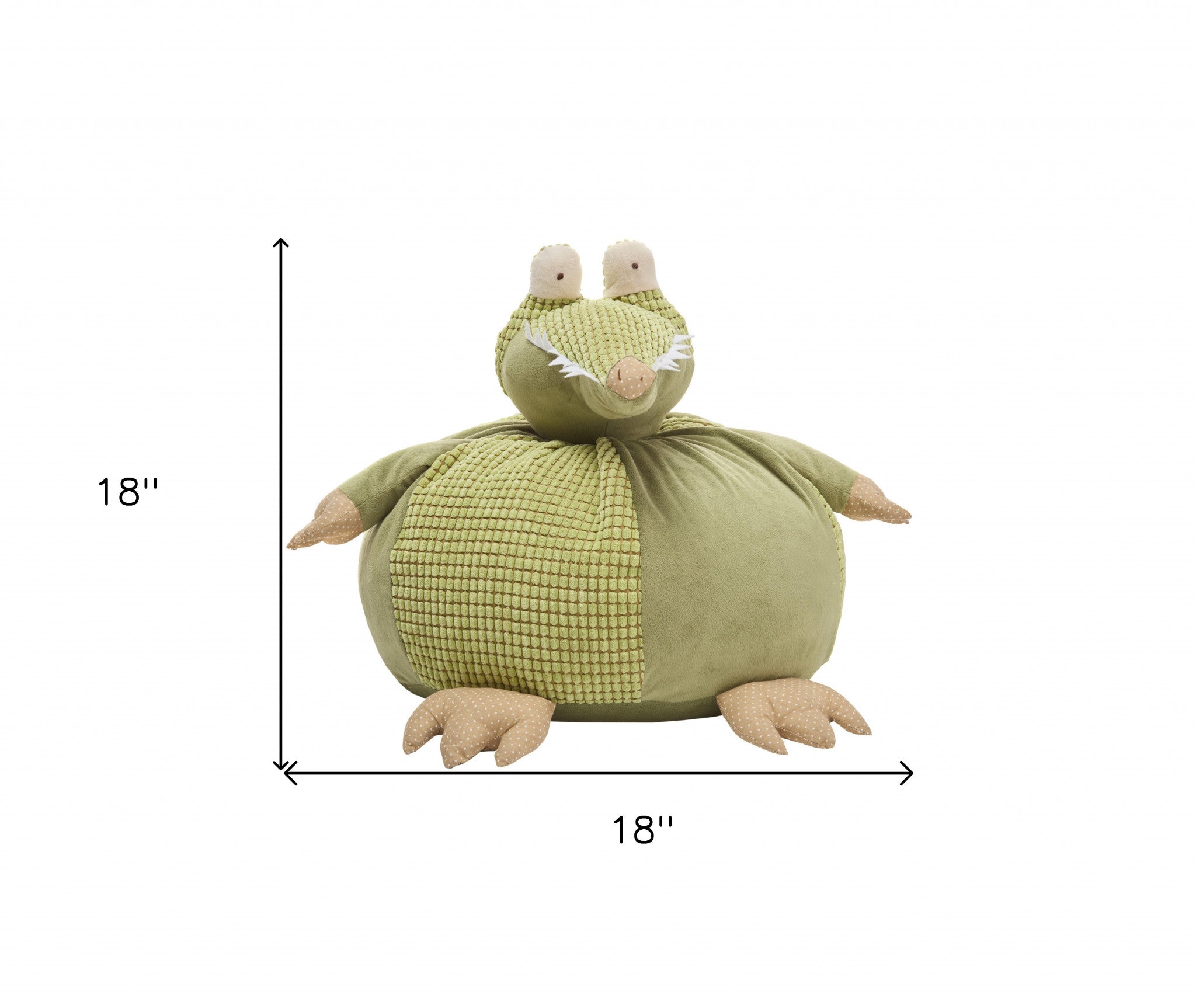 Verde 18" X 18" Novedad Cojín de poliéster