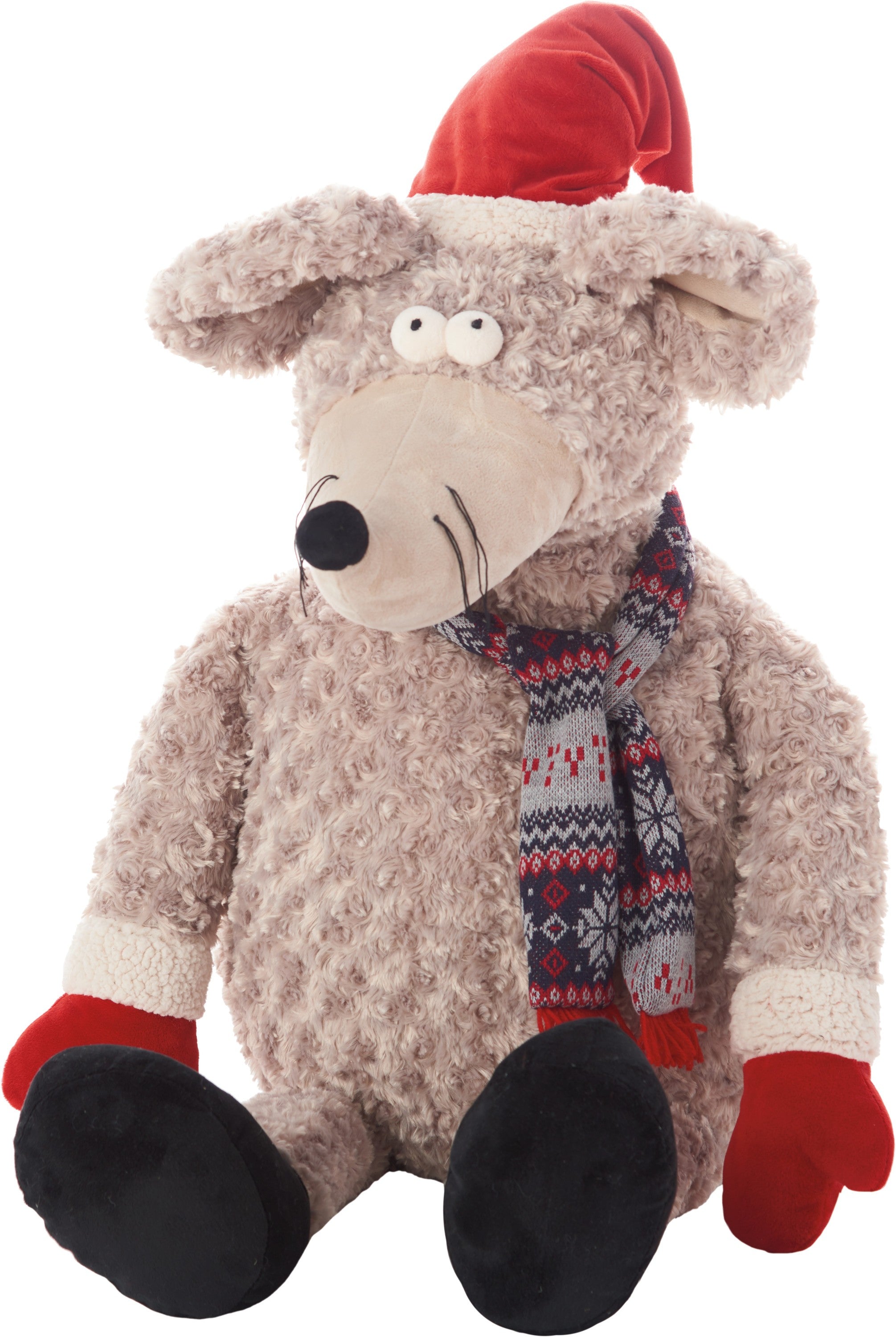 Grey 23" X 24" Novelty Polyester Throw Pillow