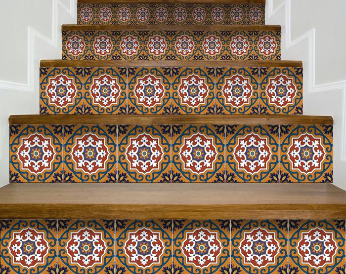 5" X 5" Old World Ole Peel and Stick Tiles