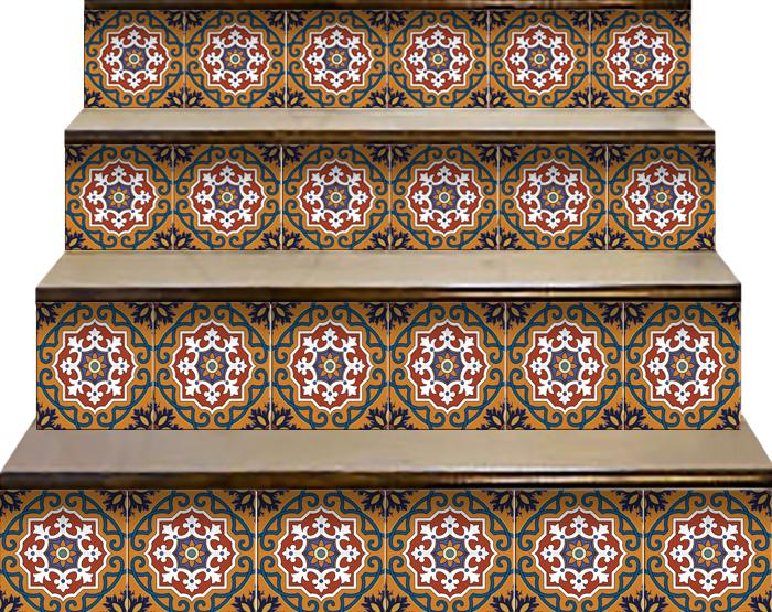 7" X 7" Old World Ole Peel and Stick Tiles