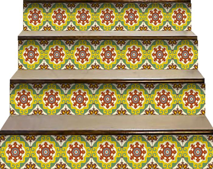 8" X 8" Fortuna Peel and Stick Removable Tiles