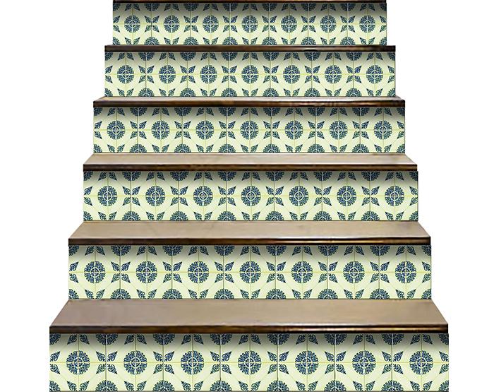 Aegean Orb Removable Peel and Stick Tiles - 7" x 7"