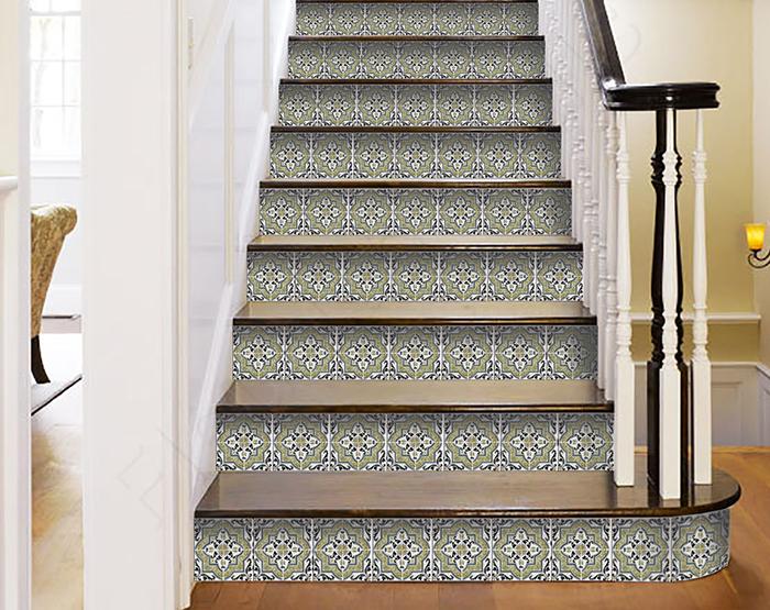 Vintage Aegean Removable Peel and Stick Tiles - 6" x 6"